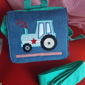 Stickdateien Traktor Rahmen Stickmuster 17 Dateien und Applikationen Traktoren Bauernhof 10x10, 13x18 mit und ohne Stern RockQueenEmbroidery Bild 7