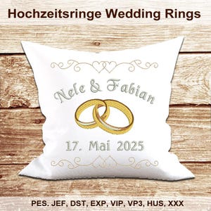 刺繍ファイルリングウェディング4サイズリングピロー結婚指輪結婚指輪結婚祝い愛刺繍結婚指輪10 x 10 cmから