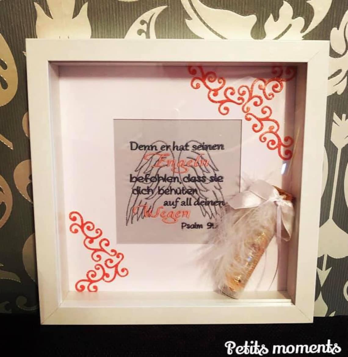 Stickdatei Spruch Psalm Engel Religion Konfirmation Kommunion Etsy