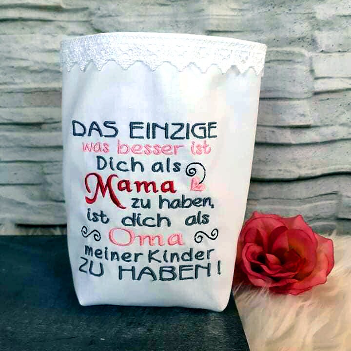 Tasse Mit Spruch Für Mama/Oma – „Das Einzige, Was Besser Ist Als Dich Zur Mama Zu Haben...“ | Keramik, 330 Ml, Mikrowellen- & Spülmaschinengeeignet