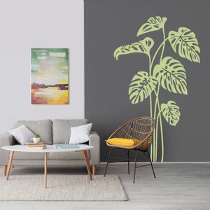 Plotterdatei Monstera Tropic Flair Zimmer Pflanzen Home Schneideplott Plottervorlage SVG DXF RockQueenEmbroidery