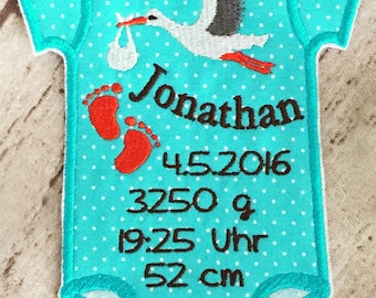 Stickdateien Baby Body Applikation, 24 Dateien, 14 Motive, Bodies für 13x18 & 16x26 Rahmen, Icons ab 10x10, RockQueenEmbroidery