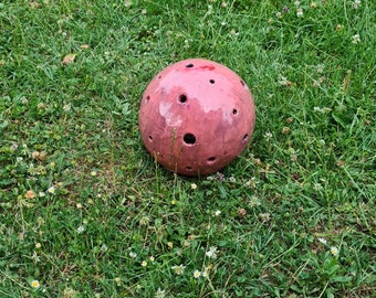 Boule en céramique décoration de jardin terrasse fait main pièce unique