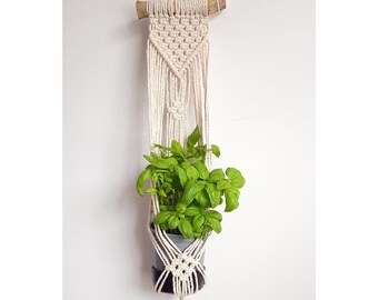 Macrame Plant Hanger,Indoor Hanging Planter,Macrame Plant Holder,Cotton Hanging,houseplant botanical style,Minimalist Planter,Boho Home