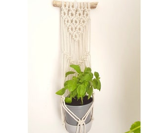 Macrame Plant Hanger,Indoor Hanging Planter,Macrame Plant Holder,Cotton Hanging,houseplant botanical style,Minimalist Planter,Boho Home