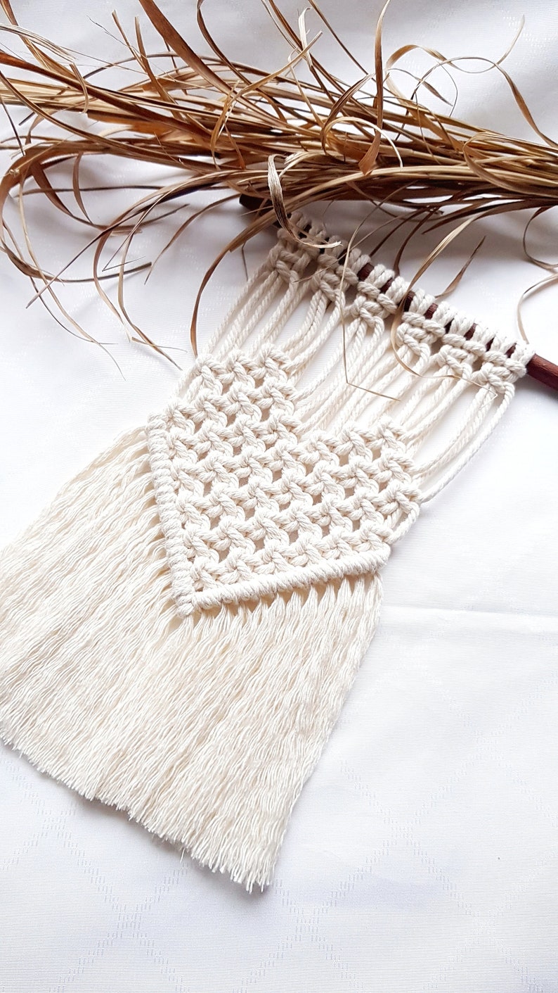 macrame heart pattern weaving patterns how to tutorial