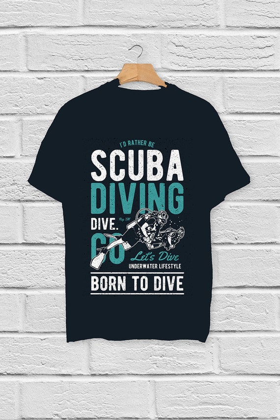 Download Svg Mens T Shirt For Husband Scuba Diving Diver Svg Image Etsy