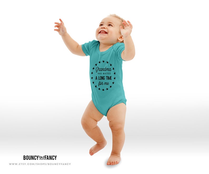 Download Baby Shirt Svg Cut File Grandma Onesie Announcement Svg | Etsy