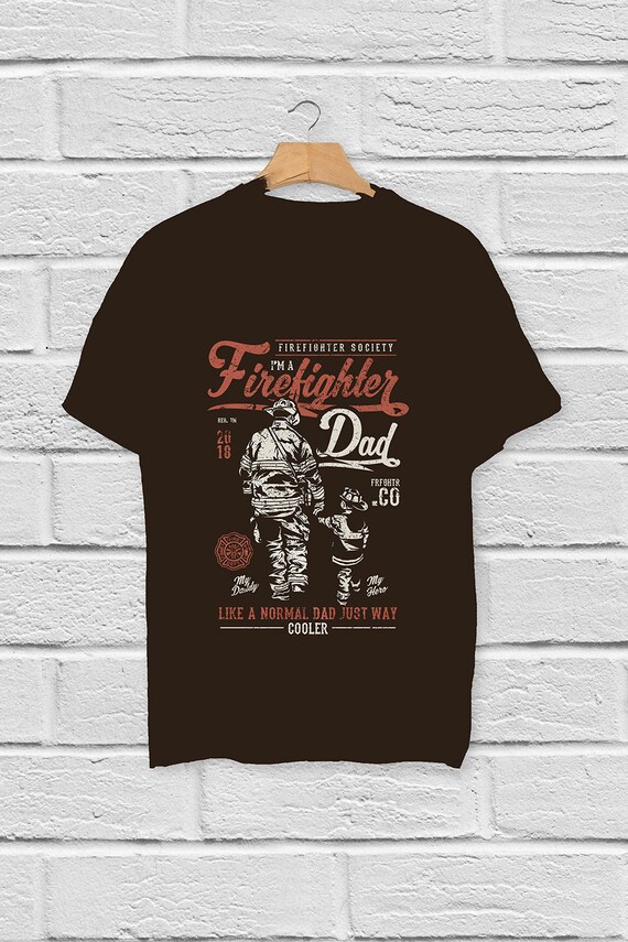Kutters My Brothers a Hero Firefighter Black//Red Unisex Tshirt Unisex Tee