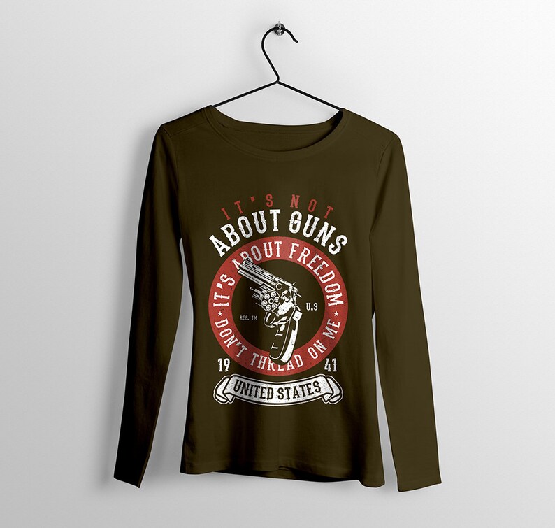 Adult Unisex Tshirt Svg Cutting File Pro Guns Vintage ...