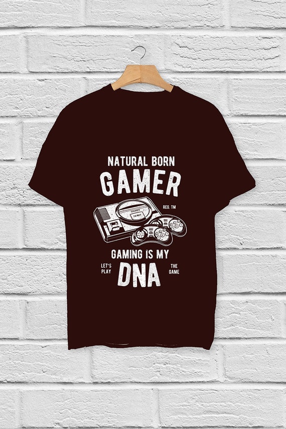 T Shirts Svg Cut Files Born Gamer Shirts Mug Cricut Svg Etsy