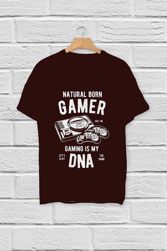 Download T Shirts Svg Cut Files Born Gamer Shirts Mug Cricut Svg Etsy