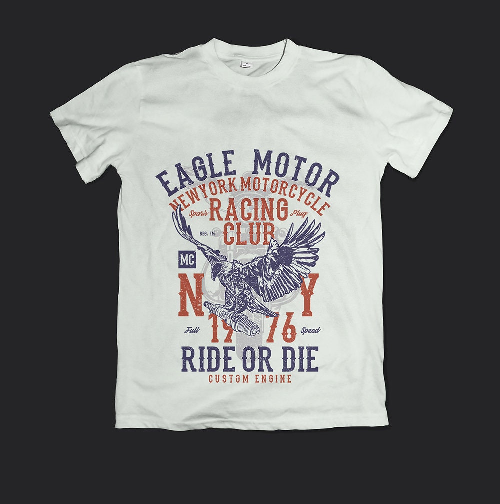 Download Vintage Biker Shirt Svg Designs For Mens T Shirt Mug Pillow Etsy