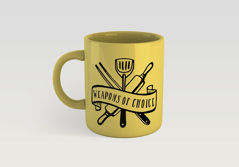 Download Cooking Apron Svg Design Weapons Of Choice Kitchen Svg Cut ...