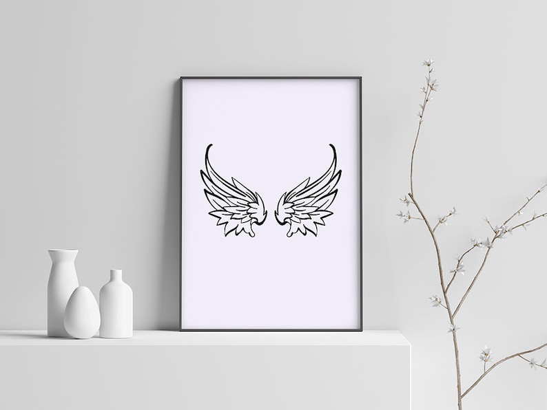 Angel Wings Svg Cut Files for Cricut Wings Png Clipart ...