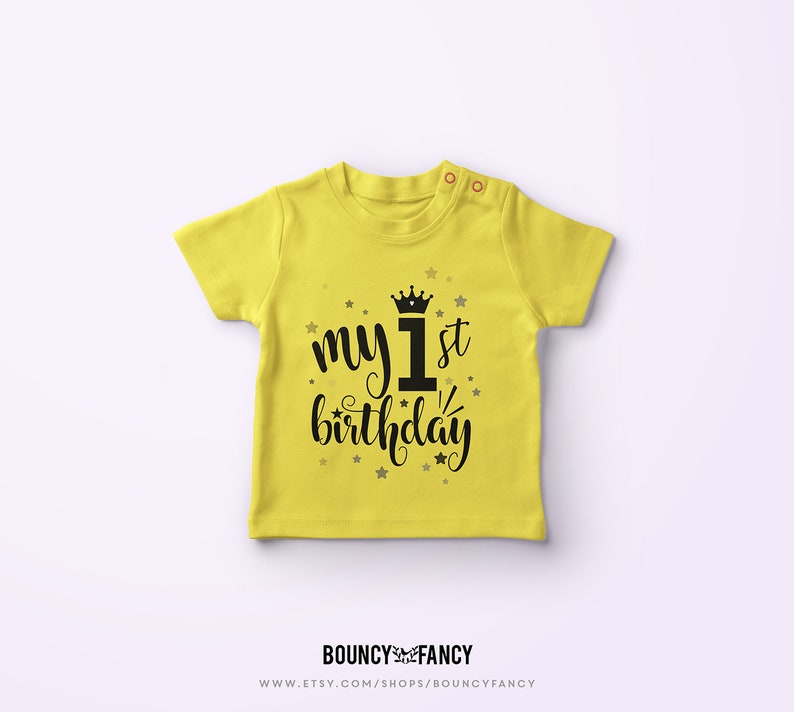 Download My First Birthday Svg Cut Files Girl Boy 1st Birthday Onesie | Etsy
