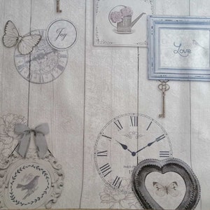 Shabby Chic - Oilcloth tablecloth for outdoor use