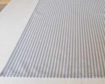 Table runner blue striped (40 x 140 cm) great table decoration for living or dining area