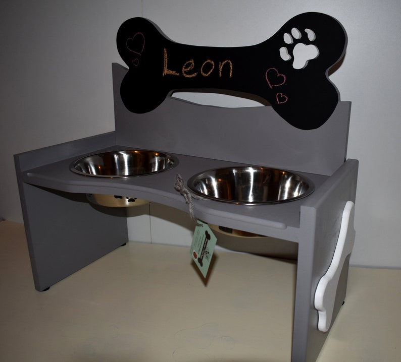 Futterbar Futterstation Hunde Naepfe Dog feeding station dog Etsy