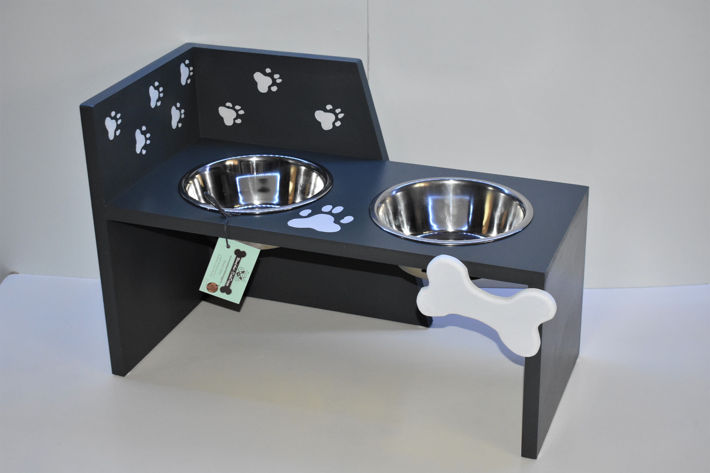 Modern Futterbar Futterstation hunde naepfe dog bols Etsy