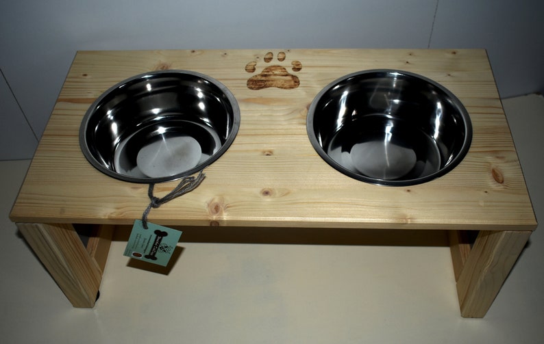Futterbar Futterstation Hunde naepfem feeding station dog Etsy