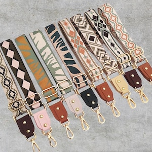 1.5&quot; wide Canvas Bag Strap Adjustable Webbing Handbag Handle Replacement Crossbody Bag Strap Tote Handbag strap Accessories (ST_FB_013)