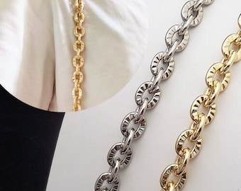 Metal Purse Chain 8.5mm bag chain replacement strap purse chain bag strap purse handle bag hardware (ST_BL_082)