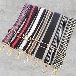 1.5" wide Canvas Bag Strap Adjustable Webbing Handbag Handle Replacement Crossbody Bag Strap Tote Handbag strap Accessories (ST_FB_079)