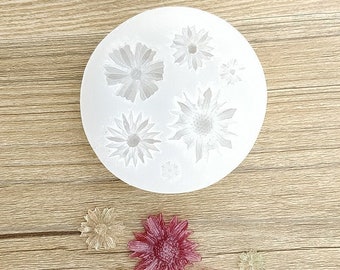 Flower Silicone Mold Resin Silicone Mould Jewelry Making Epoxy Resin Molds Jewelry Earring Resin Mold (DJ_M_258)