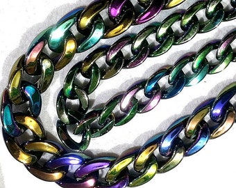 2pcs of 70cm Long Acrylic Links Chain Multiple Color Choices Links (ZKPJ301)