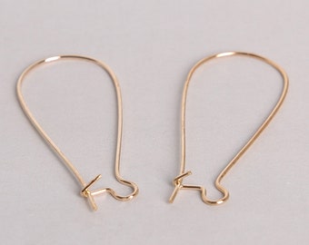 20pcs French Earring Hooks 16x38mm Earring Hooks Fish Hook Earrings Findings Ear Wires Jewelry Supplies (DJ_P_017)