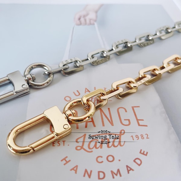 Metal Purse Chain 12mm bag chain replacement strap purse chain bag strap purse handle bag hardware (ST_BL_078)