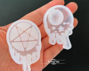 Moon Star Silicone Mold Resin Silicone Mould Jewelry Making Epoxy Resin Molds Jewelry Earring Resin Mold (DJ_M_197)