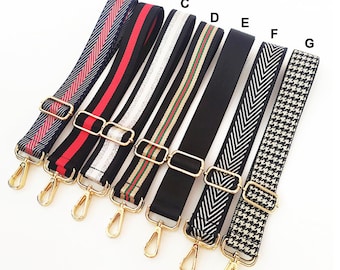 1.5" wide Canvas Bag Strap Adjustable Webbing Handbag Handle Replacement Crossbody Bag Strap Tote Handbag strap Accessories (ST_FB_079)