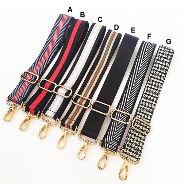 1.5" wide Canvas Bag Strap Adjustable Webbing Handbag Handle Replacement Crossbody Bag Strap Tote Handbag strap Accessories (ST_FB_079)