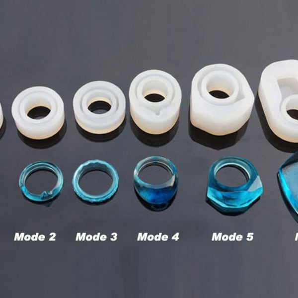 Ring Silicone Mold Resin Silicone Mould Jewelry Making Epoxy Resin Molds Jewelry Pendant Earring Resin Mold (DJ_M_020)