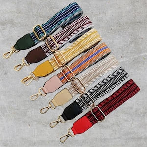 1.5&quot; wide Canvas Bag Strap Adjustable Webbing Handbag Handle Replacement Crossbody Bag Strap Tote Handbag strap Accessories (ST_FB_007)