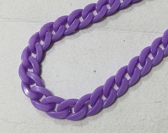 5pcs of 70cm Long Acrylic Links Chain  (ZKPJ186)