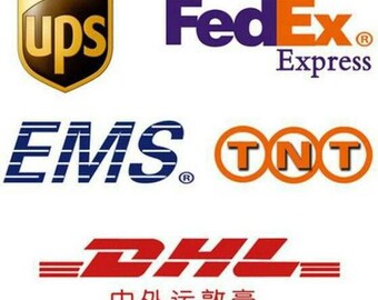 May include: Logos for several shipping companies including UPS, FedEx Express, EMS, TNT, and DHL.