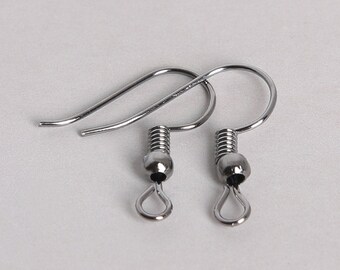 20pcs Earring Hooks 20x22mm Earring Hooks Fish Hook Earrings Findings Ear Wires Jewelry Supplies (DJ_P_005)