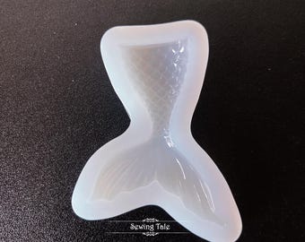 Mermaid Tail Silicone Mold Resin Silicone Mould Jewelry Making Epoxy Resin Molds Jewelry Earring Resin Mold (DJ_M_076)
