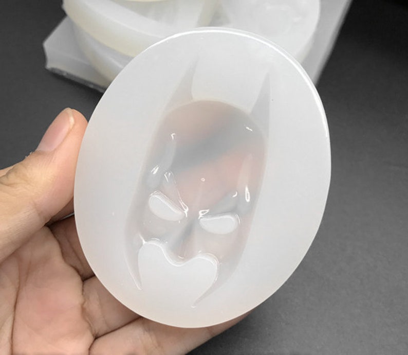 Batman Silicone Mold Resin Silicone Mould Jewelry Making Epoxy Etsy