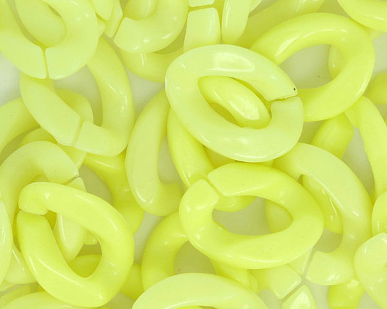 100pcs Acrylic Chain Links Open Link Size 23mmx17mm Plastic Etsy