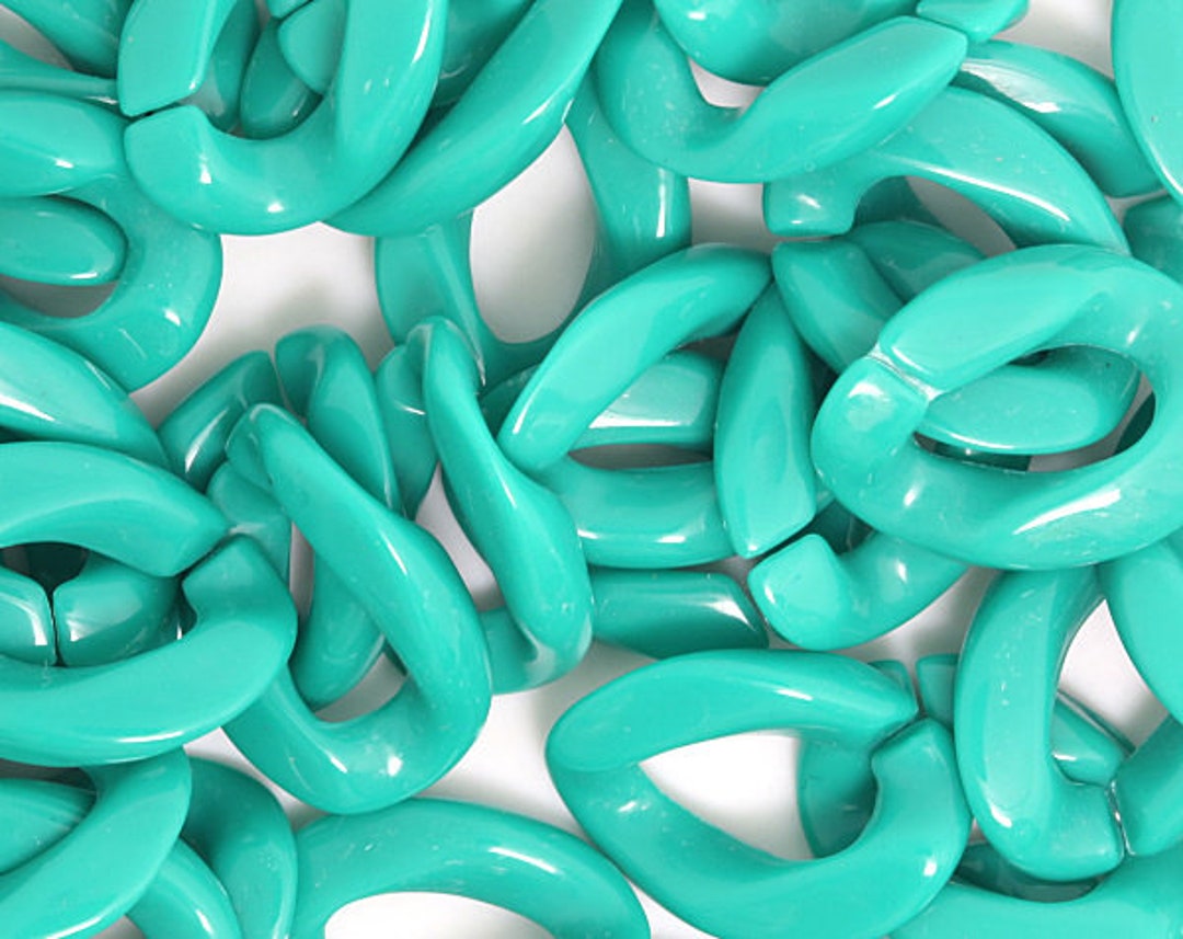 100pcs Acrylic Chain Links Open Link Size 23mmx17mm Plastic Etsy