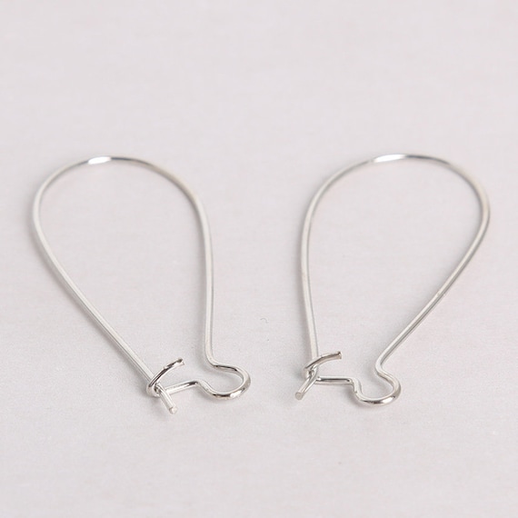 20pcs French Earring Hooks 16x38mm Earring Hooks Fish Hook Earrings  Findings Ear Wires Jewelry Supplies (DJ_P_008)
