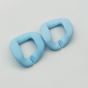 50pcs Acrylic Chain Links Open Link Size 40x34mm Plastic Chain Links Chunky Chain Links Twist Links Oval Links (ZKPJ172_3)