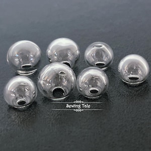 5 Pieces Mini Empty Glass Ball Bottles Pendant Charms Vials Wish Bottles Clear Glass Globe  DIY Pendant Charm Supplies  (BLP003)