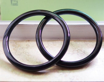 A pair of Acrylic Round Purse Handles Resin Handbag Handles (ST_L_1209_CE)