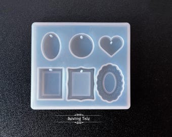 A Set Silicone Mold Resin Silicone Mould Jewelry Making Epoxy Resin Molds Jewelry Earring Resin Mold (DJ_M_186)