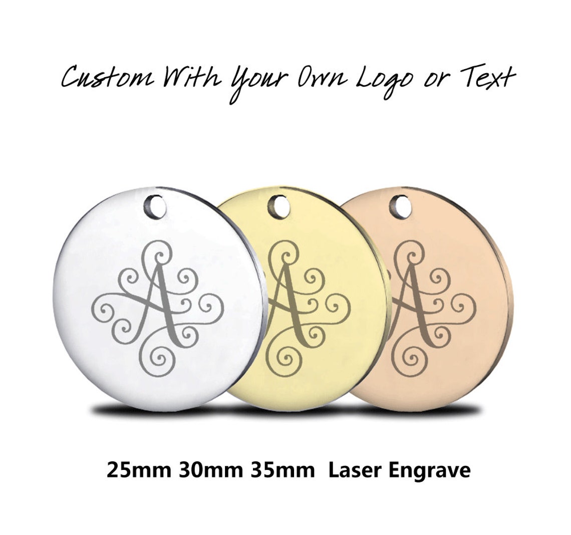 20 Pieces Set Personalized Jewelry Tag Custom Logo Tags Etsy